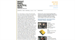 Desktop Screenshot of brightmindsbeautifulideas.org
